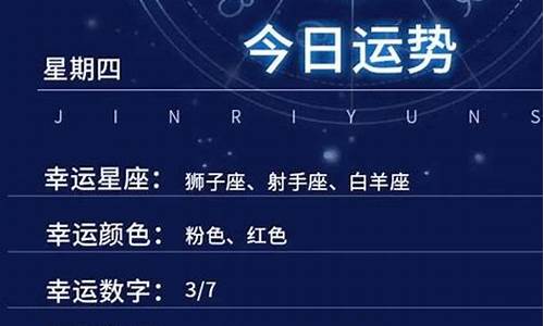 星座运势每日运势第一_星座运势每日运势第一星座网